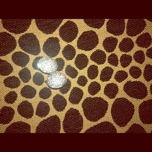 Sparkly clip style earrings